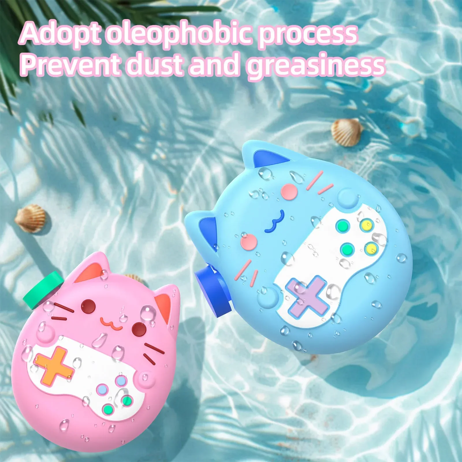 Custodia per Tamagotchi Paradise Custodia protettiva in silicone morbido liquido Antiscivolo Custodia in pelle carina Accessori per console di gioco anticaduta