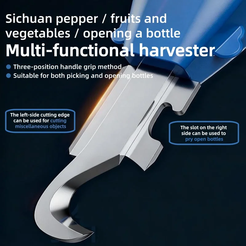 Multifunctional Picker Save Effort To Pick Pepper, Portable Fruit and Vegetable Picking Scissors Garden Crop Picking Tools