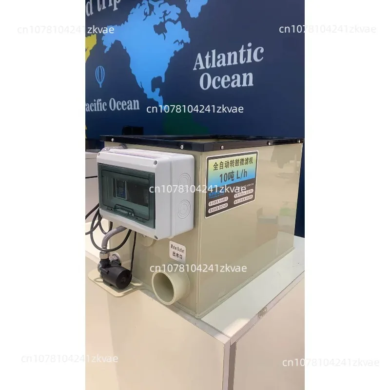 Fish Pond Filter, Drum Microfilter, Aquaculture Water Circulation Purification System, Automatic Backwash System Equipment