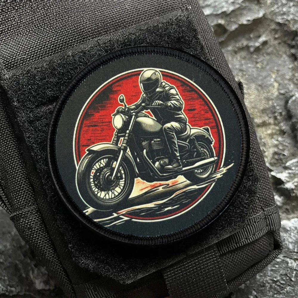 Parche táctico de morale chevron con velcro para mochila y airsoft
