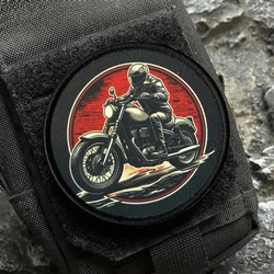 Parche táctico de morale chevron con velcro para mochila y airsoft