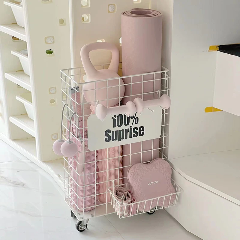 

Yoga mat storage basket Fitness equipment Foam shaft Household sports goods Seam basket