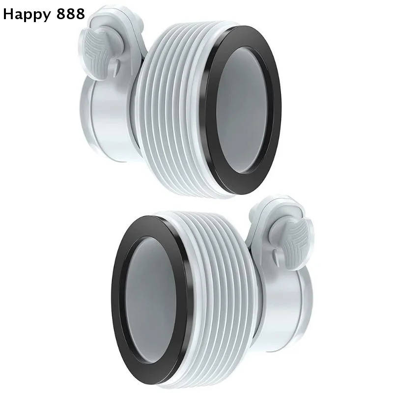 Hose Adapter Type B, 1.25 - 1.5 Inches Pool Hose Conversion Kit For Intex Pump And Filter Systems