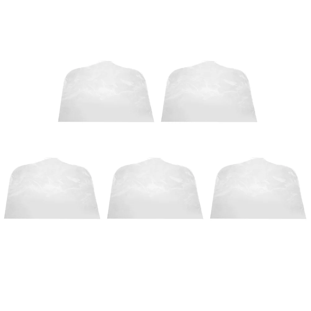 

5pcs Transparent Clothes Cover 45X30Cm For Kids Half-Length Garment Protectors Dustproof Storage Travel Suit Coat Jacket Cover