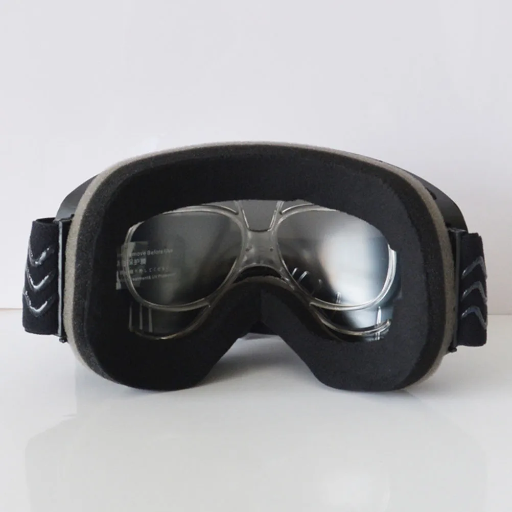 

1Set Ski Fr Ame Adapter Myopia Glasses Fixing Clip Adjustable for Skiing Snowboard Cycling Motorcycle Protective Glasses