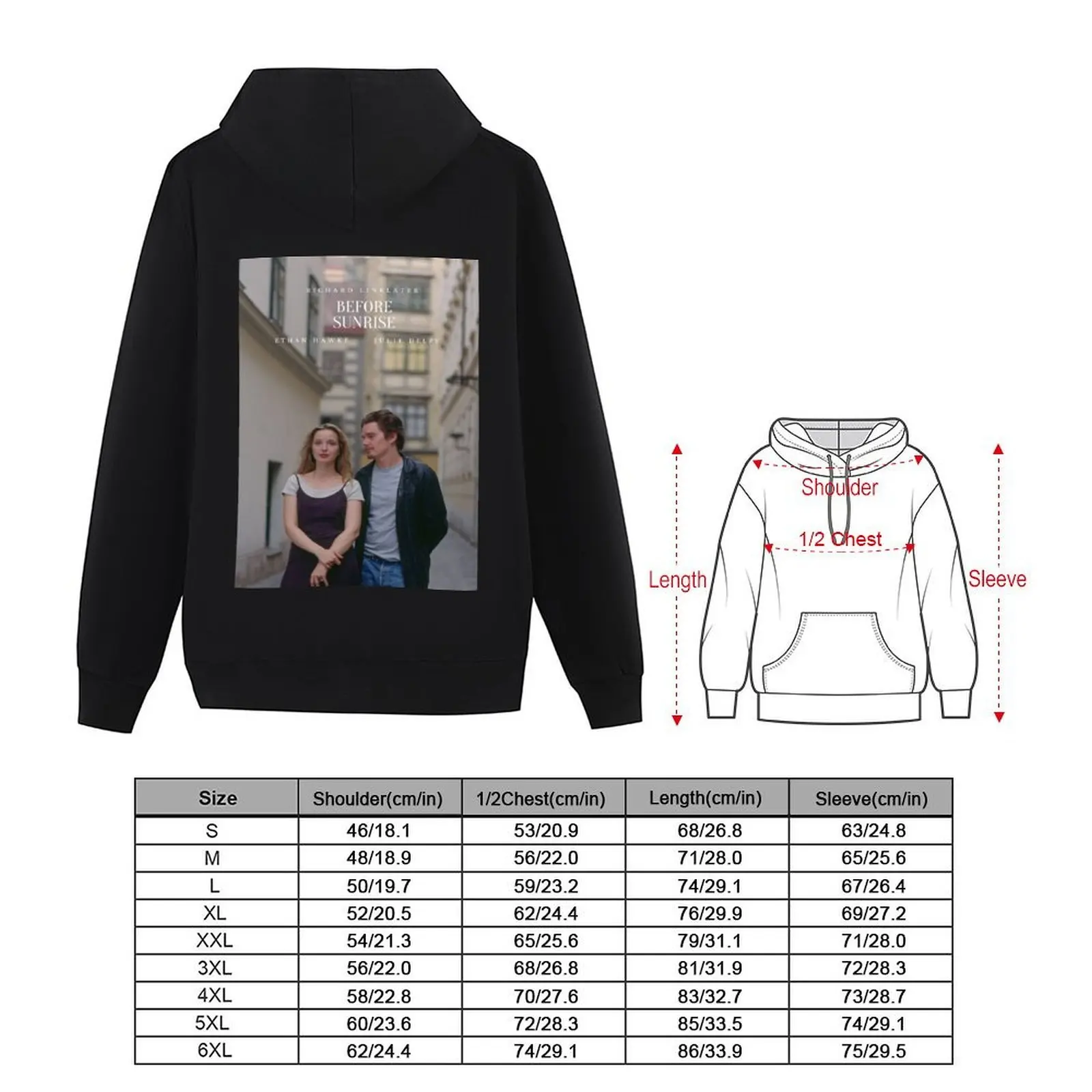 ملصق بقلنسوة قبل شروق الشمس يرتدي الرجال قميص مقنع ملابس رجالية ملابس للرجال هوديي كبير الحجم #5