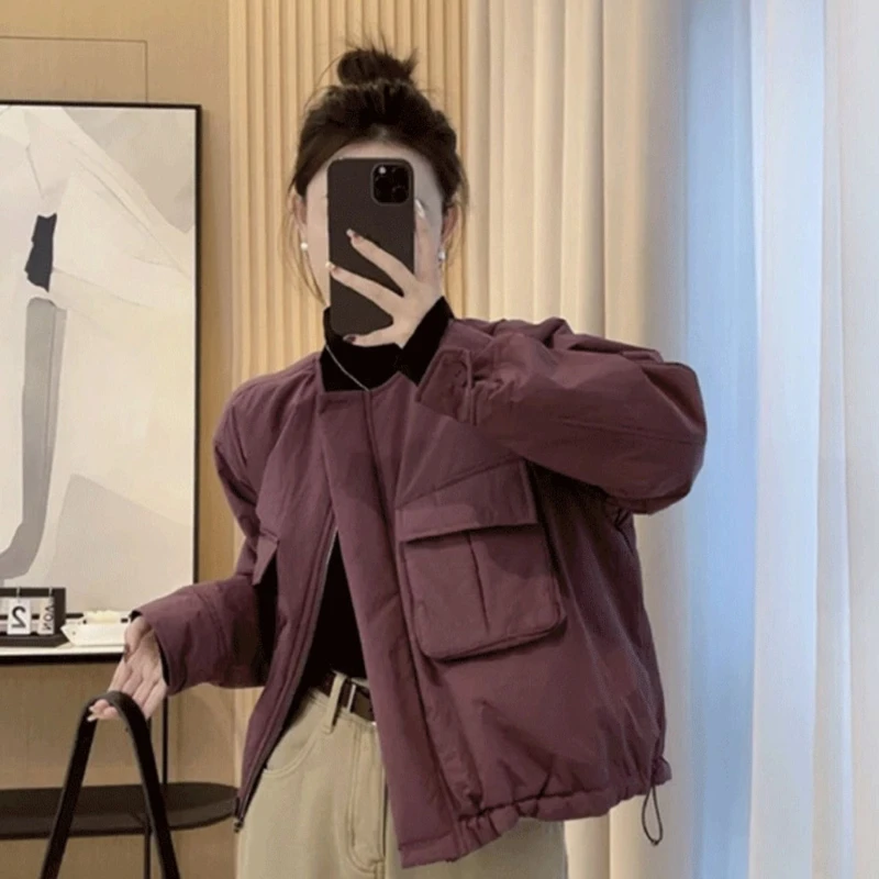 Women's Winter Jacket 2025 Bestseller Compact Quilted Coat with Thermal Lining Ideal for Petite Women's Outdoor Activities