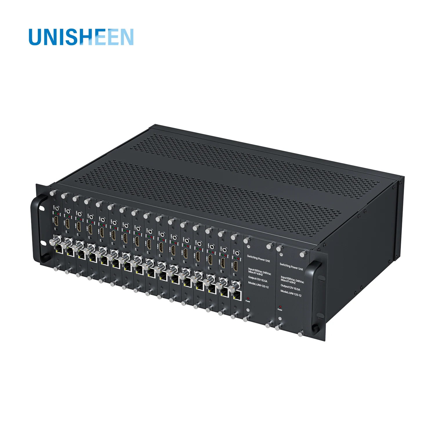 3U 8 Channels H.265 HEVC H.264 AVC 4k HD HDMI SDI To IP Video Stream Encoder RTMP SRT Live Streaming Streamer Encoder