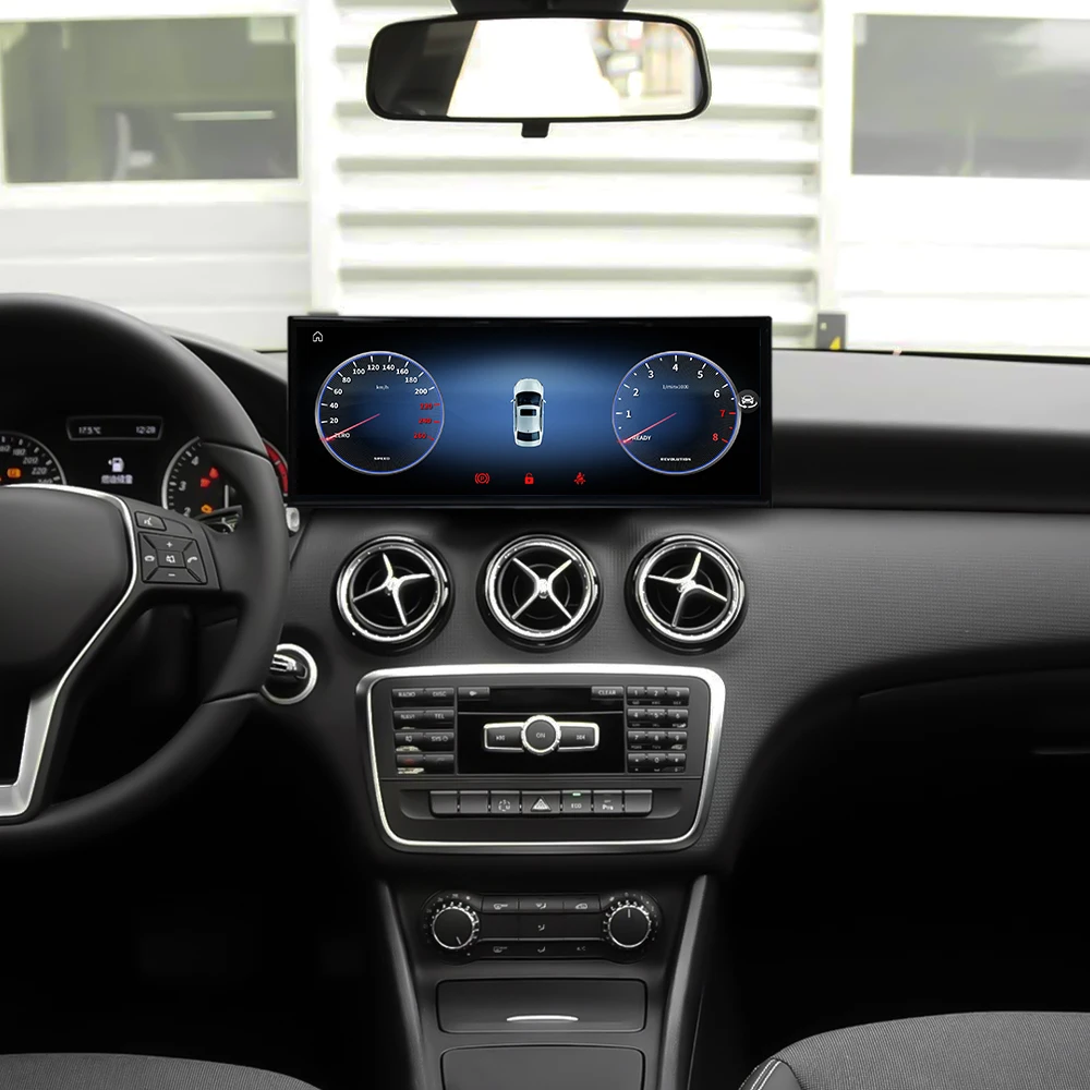 15.8'' Qualcomm Android 14 Car Radio For Mercedes A/GLA X156 2013-2015 NGT4.5 Carplay Stereo Media Multimedia Player Unit