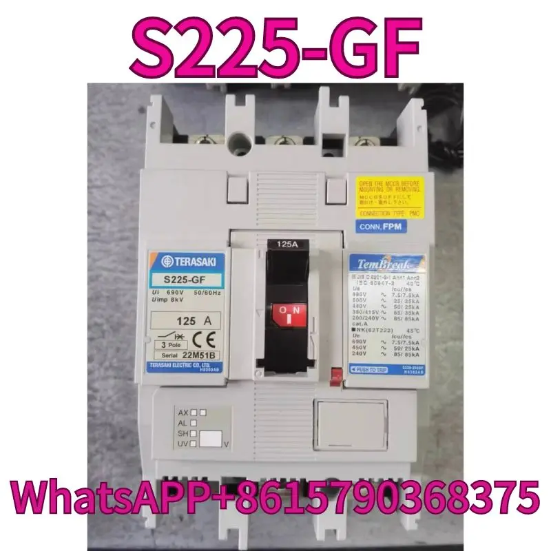 

New S225-GF 3P 125A plug-in molded case circuit breaker