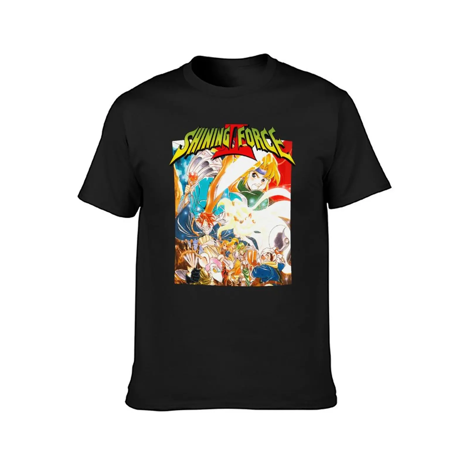 Shining Force 2 Japanese Mega Drive Artwork T-Shirt aesthetic clothes plus sizes hippie clothes anime clothes Men's clothing