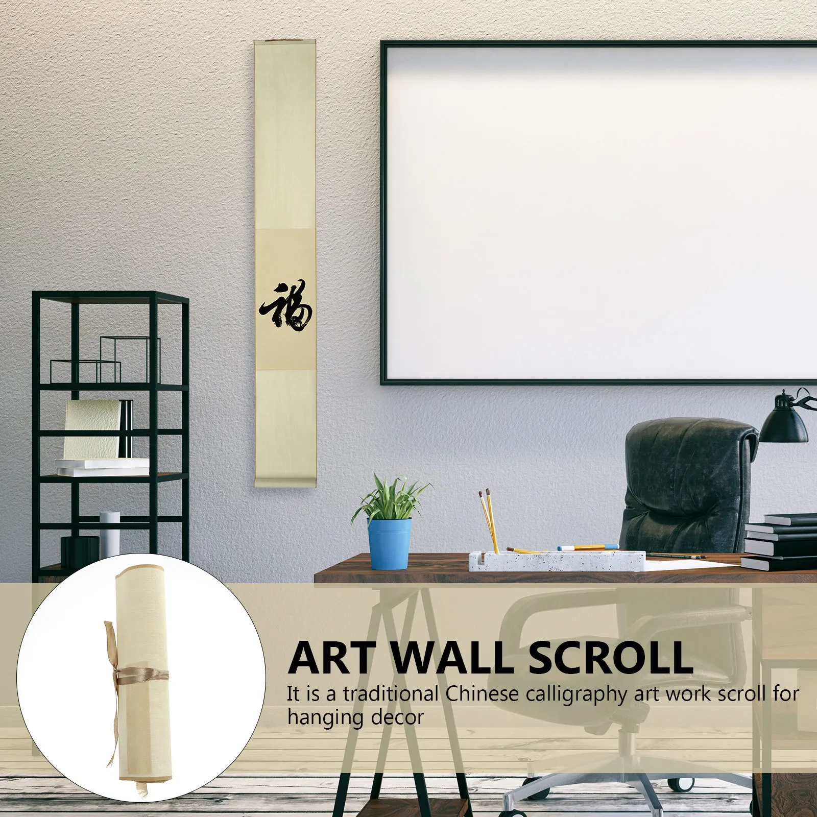 

1Pcs Blank Hanging Scroll Paper Chinese Xuan Paper for Calligraphy Painting Writing Art Wall Decor Mounting DIY Drawing Kids