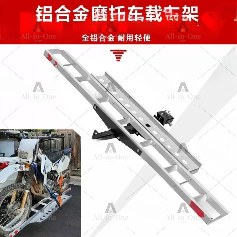 Car Motocross Motorcycle Rack Trailer Rear Hanger Portable Motorcycle Back Rack Motocross Motorcycle Rack