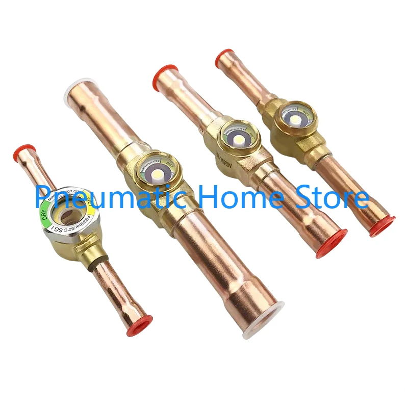 Refrigeration System Cold Storage SG2/3/4/5/6/7S Optic Liquid Microscope Suitable for HCFC/HFC Refrigerant Cryoscope Sight Glass 3