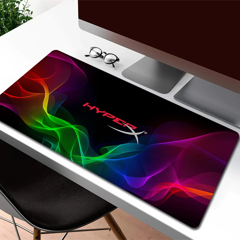 

HyperX Large Gaming Mouse Pad XXL Office HD Print Laptop Mouse Mat Game Rubber Keyboard Mousepad Gamer Locking Edge Keyboard Mat