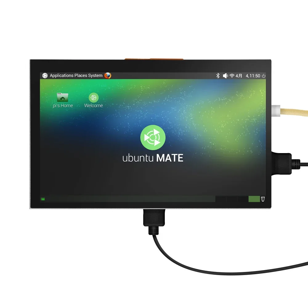 7inch TFT Color LCD Monotor/Raspberry Pi Capacitive Touch Monitors with Raspberry Pi Board