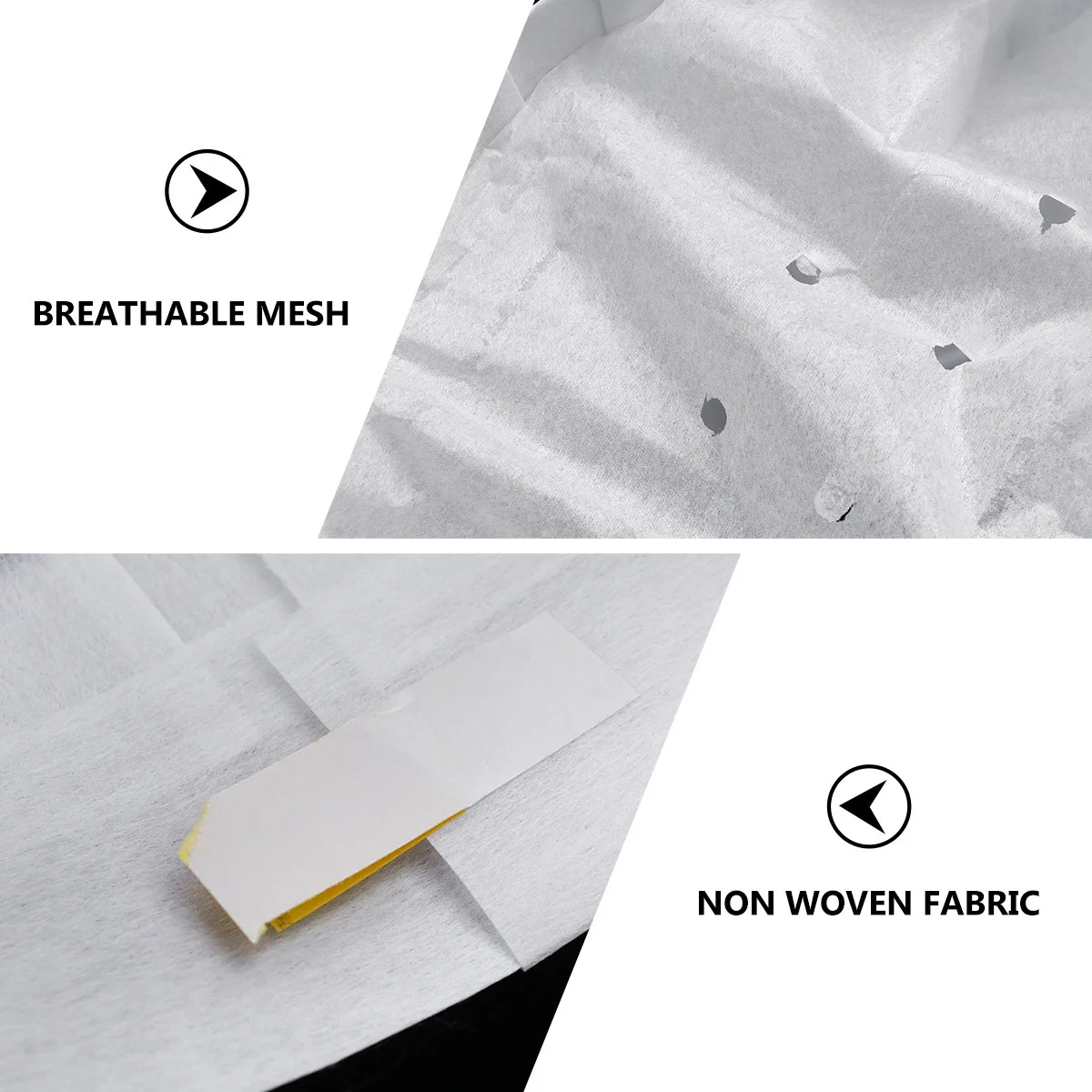 Gorro de Chef desechable, 5 uds., 29x29cm, no tejido, restaurante, cocina, servidor de comida, sombreros higiénicos de uso único, ropa de Chef