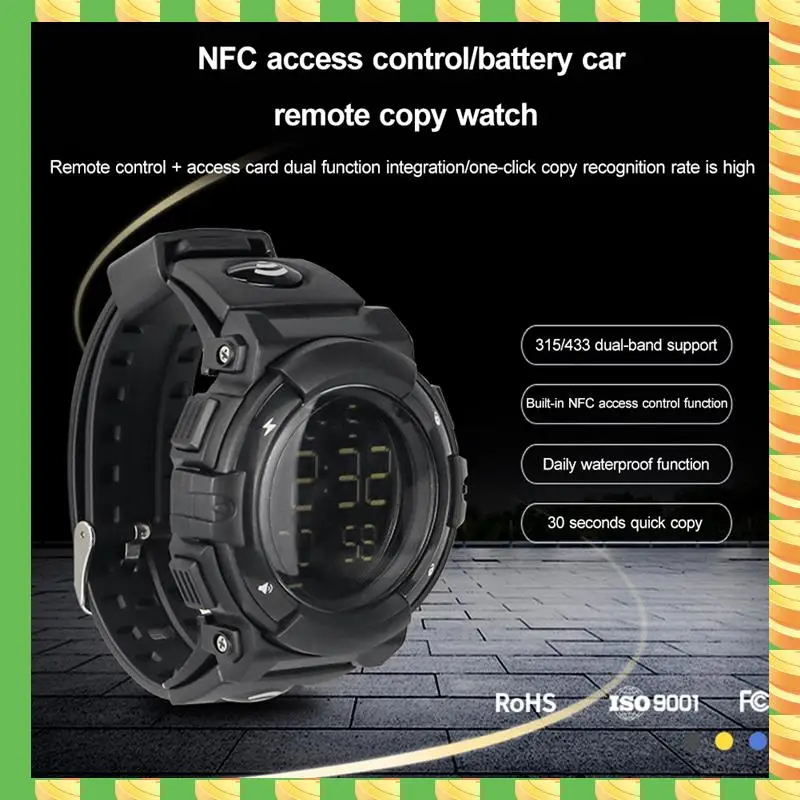 

AB53 Smartwatch Беспроводной автоматический пульт дистанционного управления Дубликатор 315 МГц 433 МГц Дубликатор ключей для электромобиля/электрических ворот