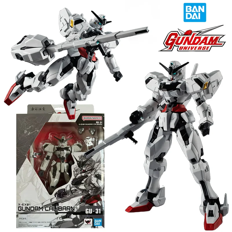 

Bandai Gundam Universe GU-31 X-EX01 Gundam Calibarn 15 см аниме оригинальная экшн-фигурка модели игрушки коллекция подарков на день рождения