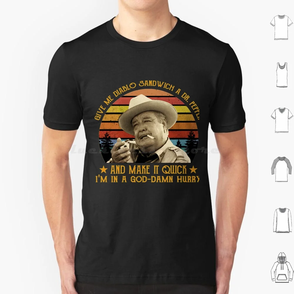

Футболка Give Me Sandwich A Dr Pepper Smokey And The Bandit, большой размер, 100% хлопок Smokey And The Bandit Burt Reynolds Smokey