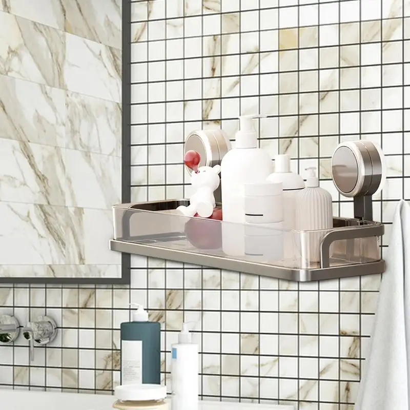 

Shower Caddy Shower Caddy Organizer Basket Holder Tray Suction Cup Storage With Hooks For Bathtub Gym RV Apartment Spa