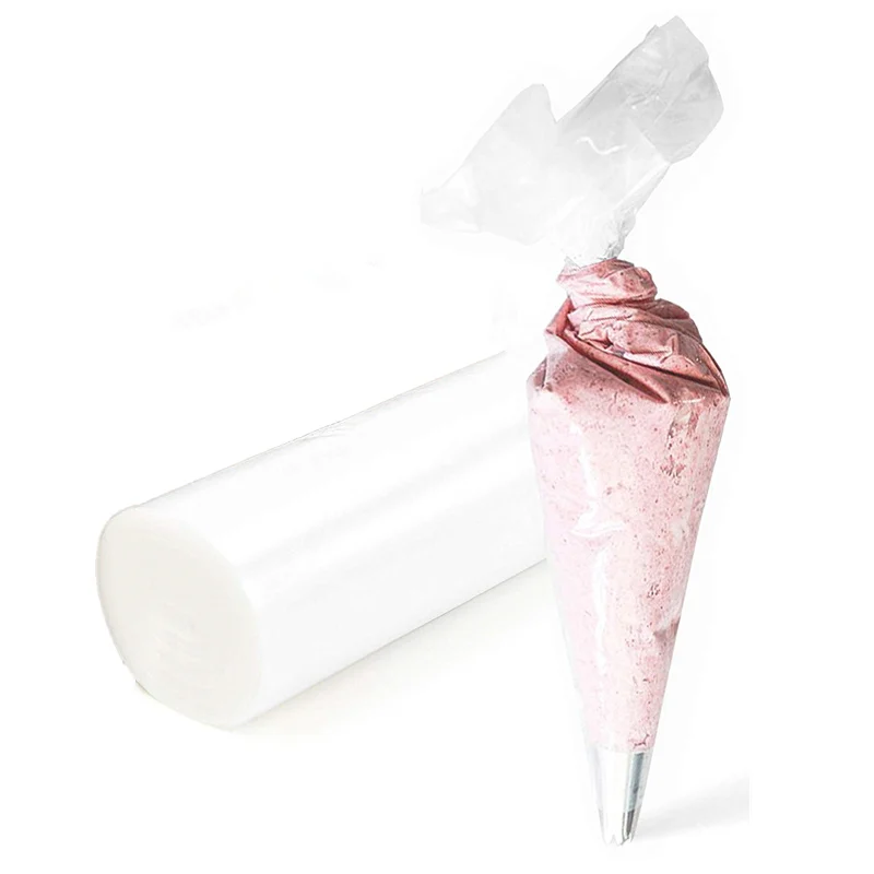 50 Pieces Roll Industrial Strength 12 Inch Disposable Piping Bags Thick Cake Decorating Pastry Bag