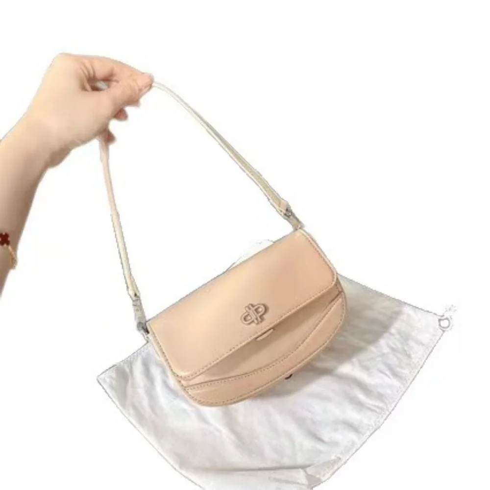 2026 new Pedro lock simple women's bag, light luxury retro single shoulder crossbody small square bag