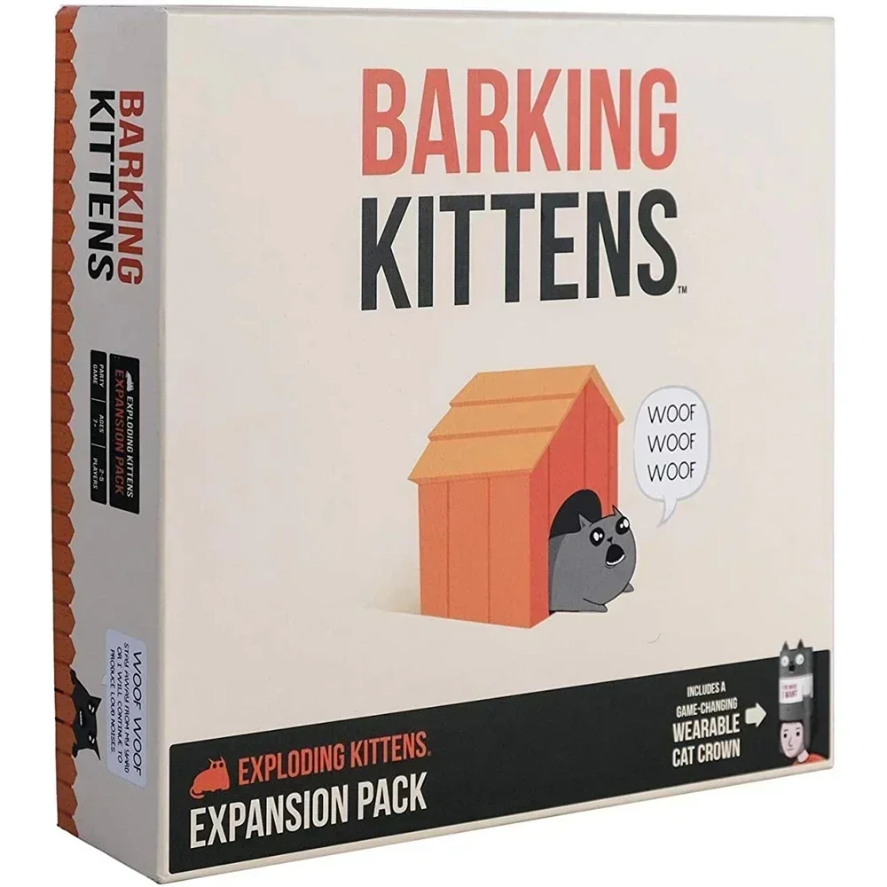 Black explosive kitten family gatherings, board games, fun adult and children\'s toy card games, suitable as holiday gifts