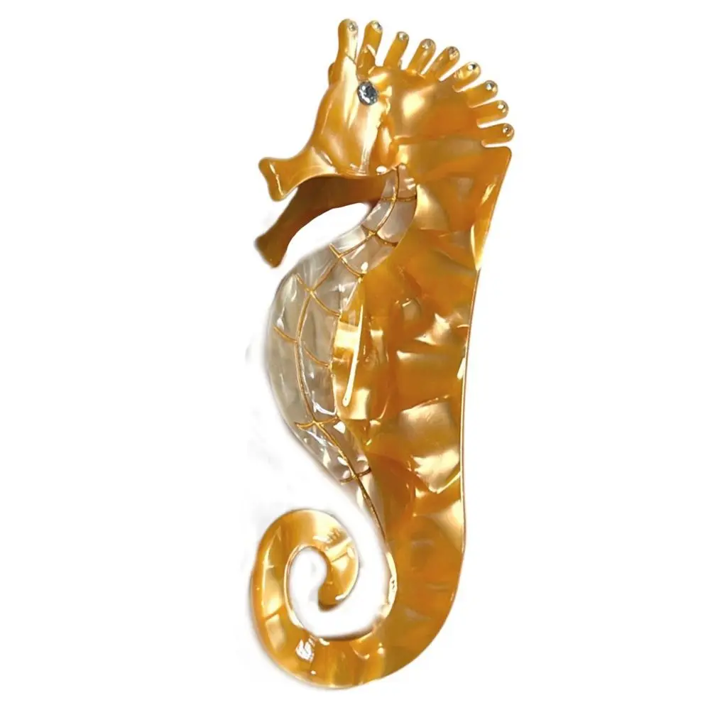 Hairgrips Ponytail Holder Gifts For Girls Animals Large Hairpins Women Hair Clips Crystal Acetate Shark Clip Seahorse Hair Claw