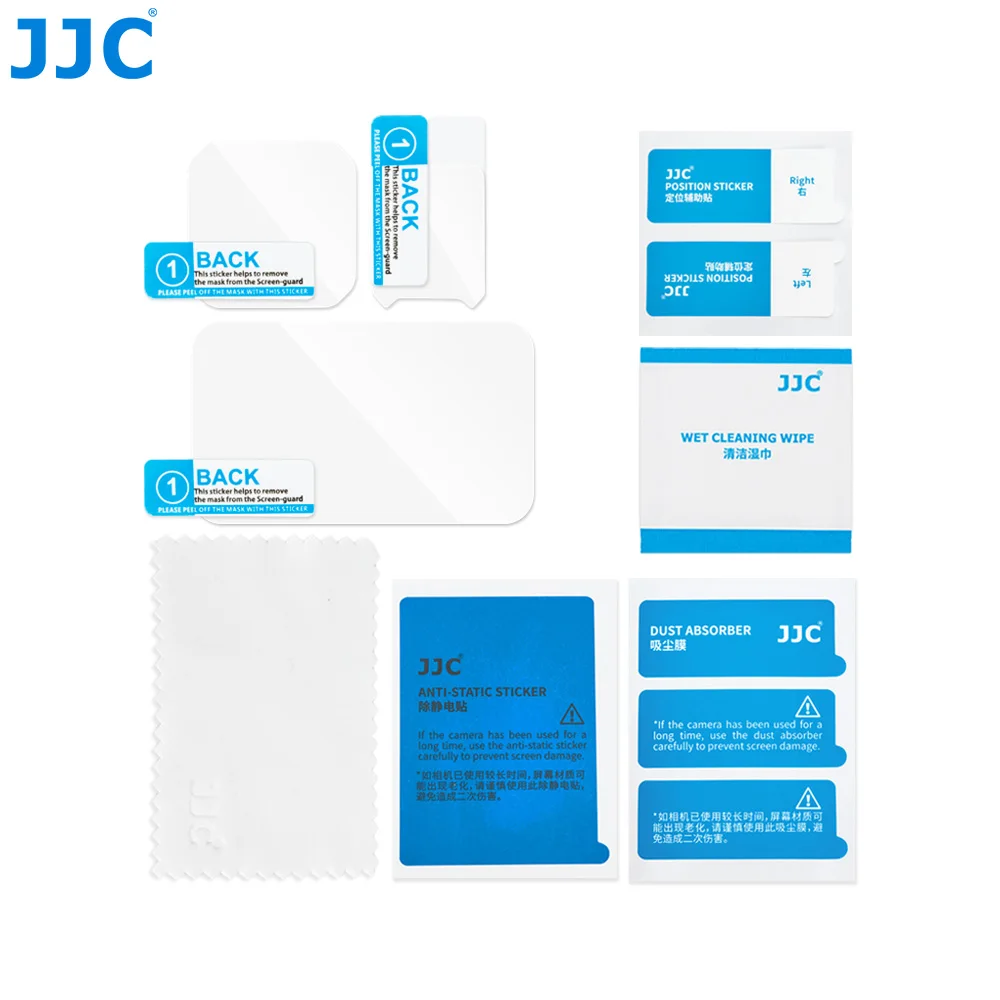 JJC Tempered Glass Camera Screen Protector For Insta 360 Ace Pro 2 Digital Camera Screen Protection Anti-scrach