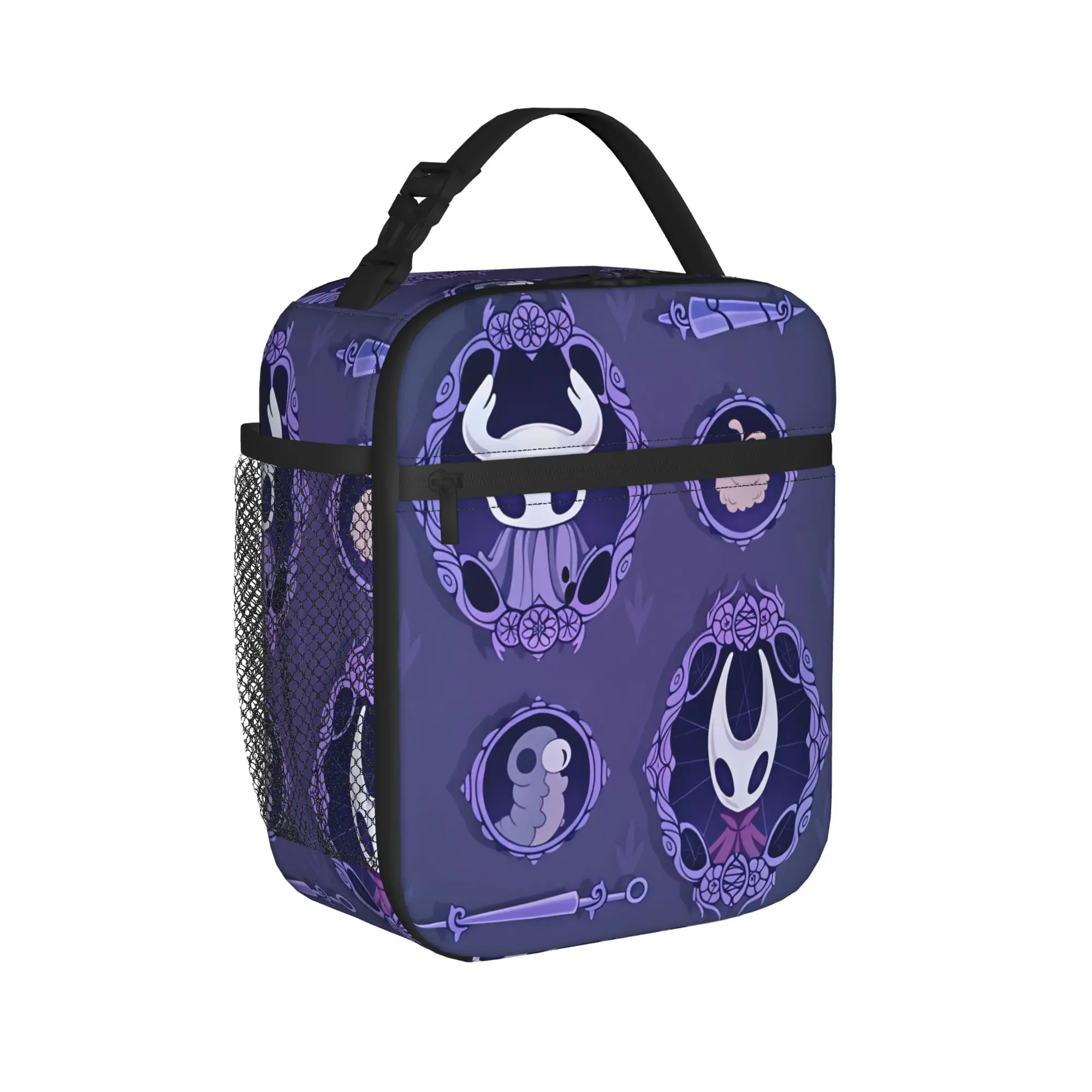 Hornet Hollow Knight Silksong  Lunch Bag For Women  Graphic Office Lunch Box Casual Portable Oxford Cooler Bag