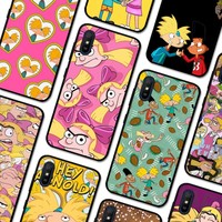 Hey Arnolds Cartoon Phone Case For Redmi 5 6 7 8 9 10 plus pro 6 7 8 9 A GO K20 K30 K40 pro plus F3 Fundas