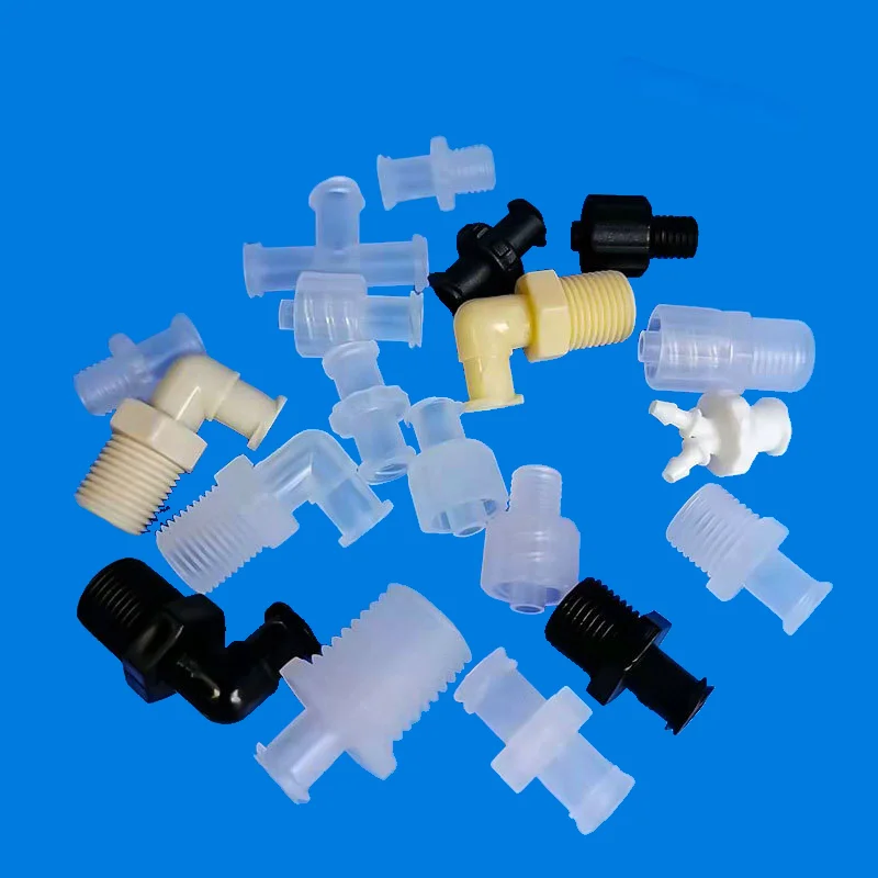 

5PCS/lot Plastic Polypropylene Luer Lock Adapter Luer Lock to Thread 1/4-28UNF,10-32UNF,M6,M5,G1/8