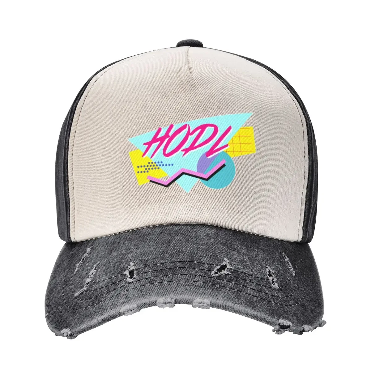 

HODL 90s Baseball Cap luxury caps Anime Fashion Beach Boy Women's