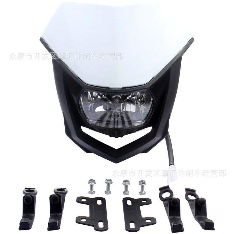 ATV Quad Frenzy ApplicableHonda Yamaha Suzuki KTM CRF XR WRFGhost Face Lamp Headlight Cover