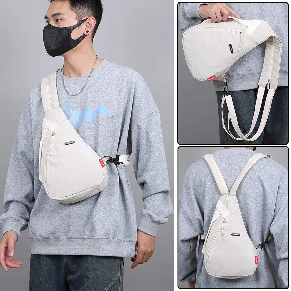 1PCS Crossbody Sling Bag Backpack for Men & Women, Convertible Shoulder Bag Waterproof Chest Bag for Daypack Travel Hiking