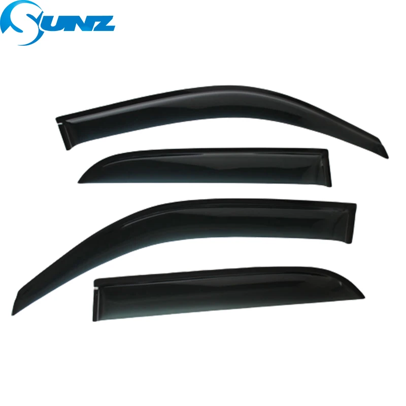 Window Visor For Toyota 4Runner 1996 1997 1998 2000 2001 2002 Wind Rain Sun Black Guard Deflector Vent Shade Shelter Protector