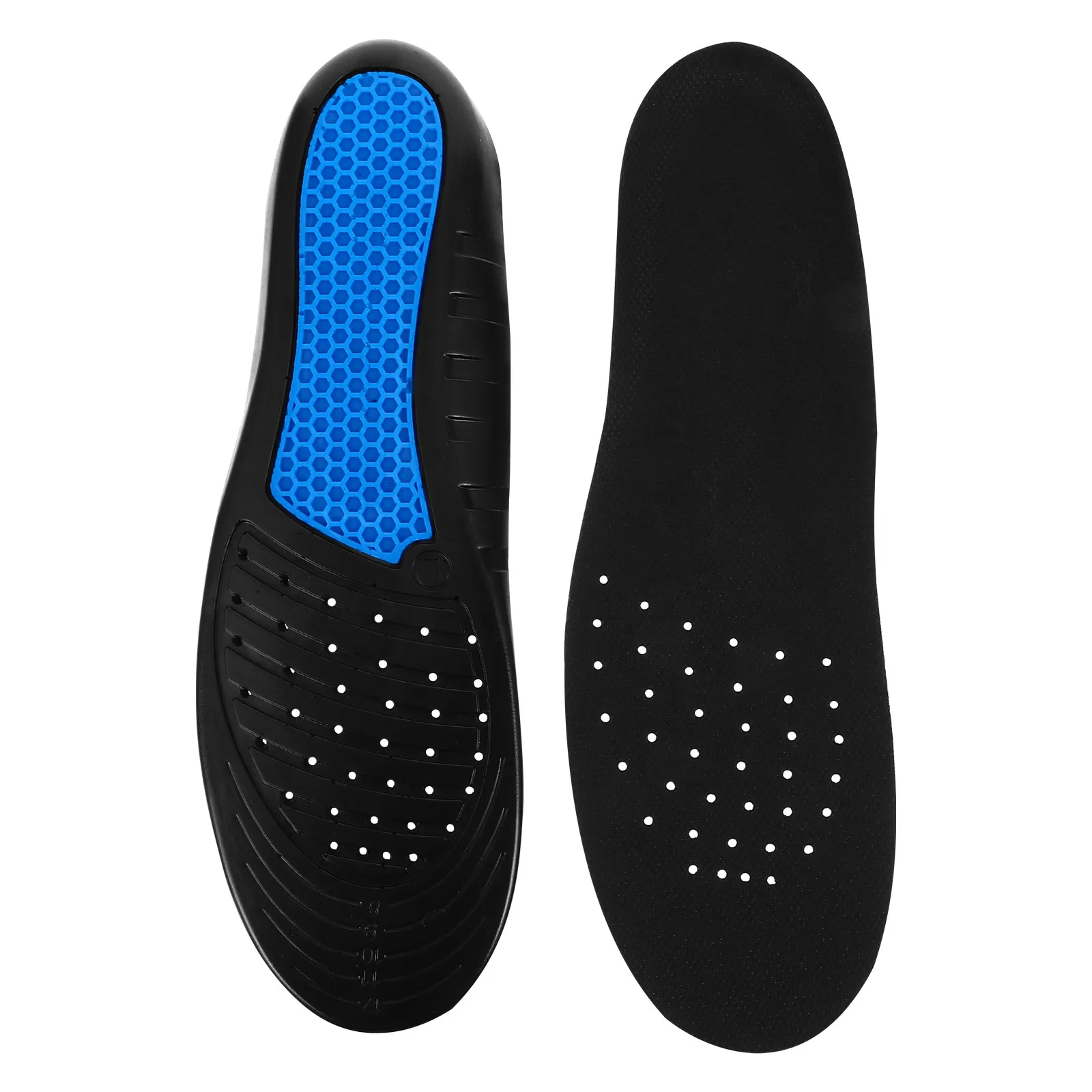 1Pair Sports Insoles Athletic Shoe Inserts Plantar Fasciitis Arch Support Orthotic Insoles Height Increase Cushion for Running
