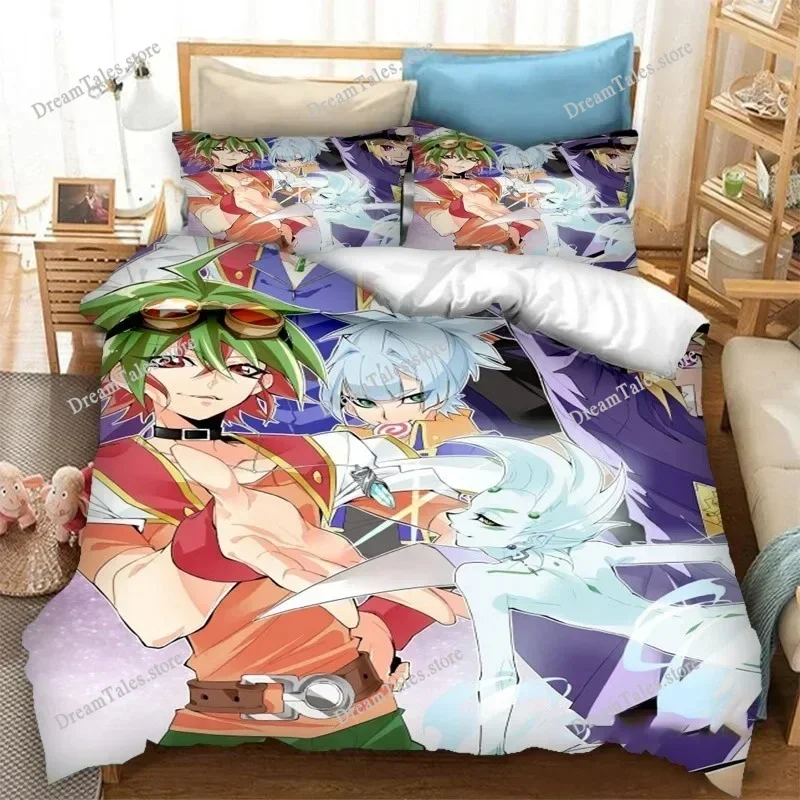 

New Yu Gi Oh Duel Bedding Set Single Twin Full Queen King Size Bed Set Adult Kid Bedroom Duvet cover Sets 3D Print Game Anime