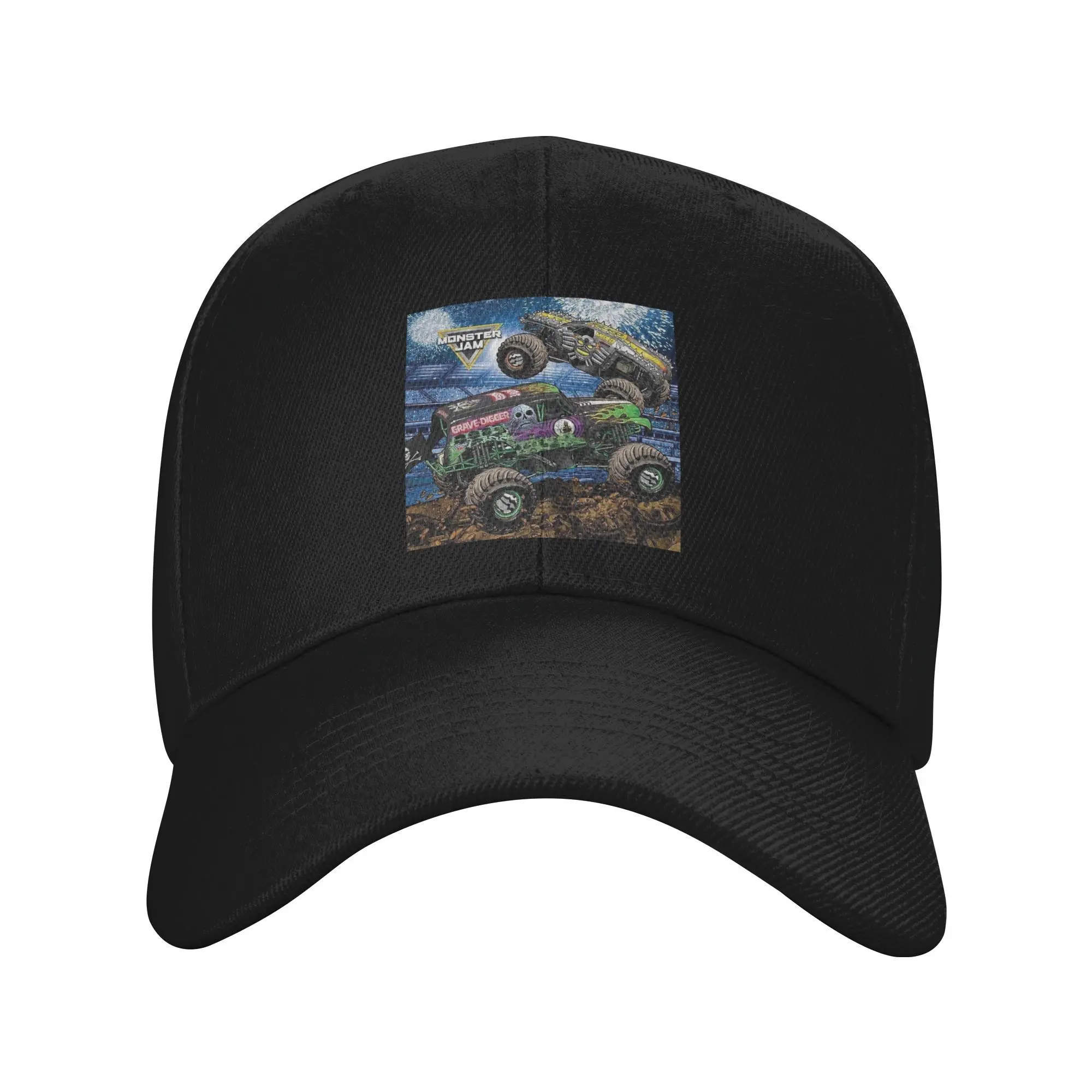 

Unisex Baseball Hats Classic Monster Jam Truck Pattern Outdoor Streetwear Summer Sports Baseball Caps Casquette Hats