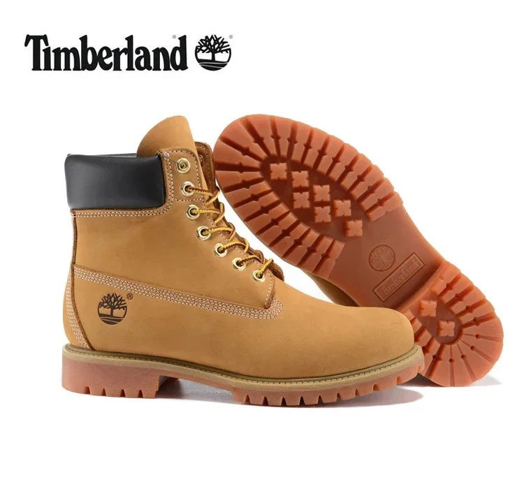 TIMBERLAND Botas clásicas de diseñador con plataforma en el tobillo, zapatos para hombre y mujer, botas para vaquero, senderismo, trabajo, botas de motocicleta, zapatos Martin