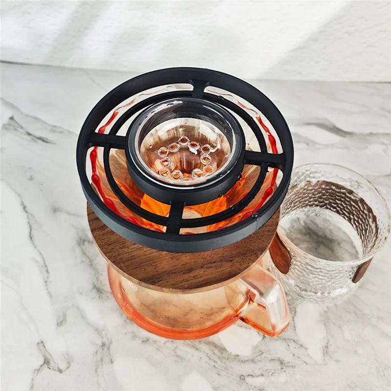 

B64B-Coffee Dripper Filter Holder Evenly Drip Filter Lazy Hand Filter Cup Shower Bracket Set Coffee Accessories