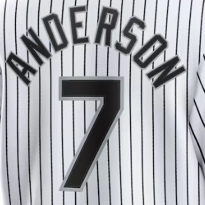 Famous Brand Chicago Baseball jerseys With Embroidered men women youth Customized #7 ANDERSON #10 MONCADA  #35 THOMAS #72 FISK