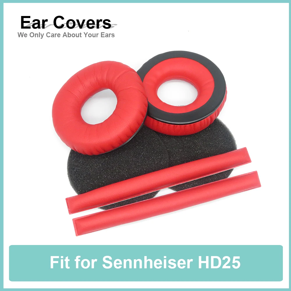 แผ่นรองหูฟังสำหรับ Sennheiser HD25 Series หูฟัง Headband Headpad Earcushions โปรตีน Velour Sheepskin แผ่นโฟม