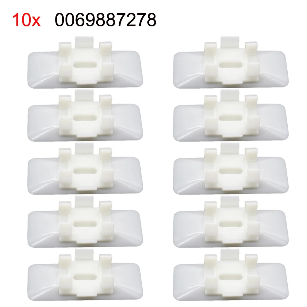 Practical High Quality Brand New Clips Retainer For Mercedes W124 W129 Nylon Parts 10x Body Side Moulding Clip