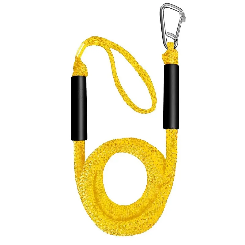 Corde d'amarrage 1 pièce, 1,2 m, ligne d'amarrage élastique avec clip en acier inoxydable, accessoires pour amarrage de bateaux/yachts, ancre