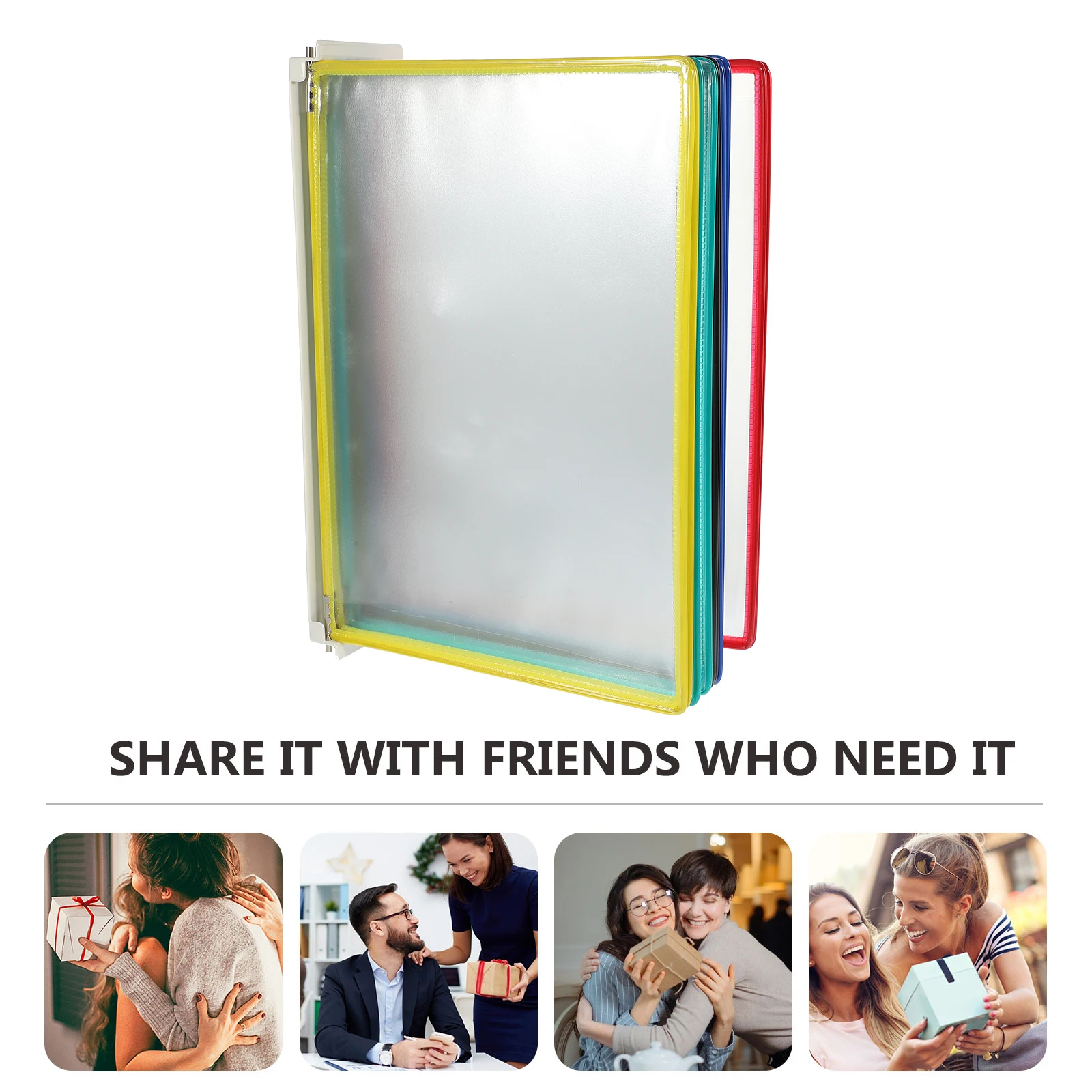 

Multifunctional Wall Hanging File Organizer PVC Storage Rack for Office Design Environmentally Friendly Magazine
