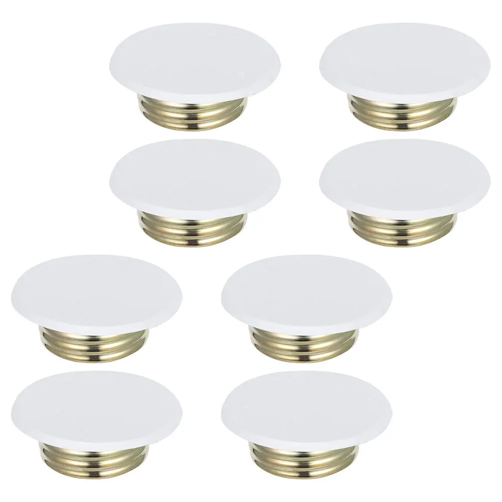 

8Pcs Fire Sprinkler Cover Concealed White Flat Plate Quick Response Ceiling Sprinkler Guards Fire Safety Head Escutcheon