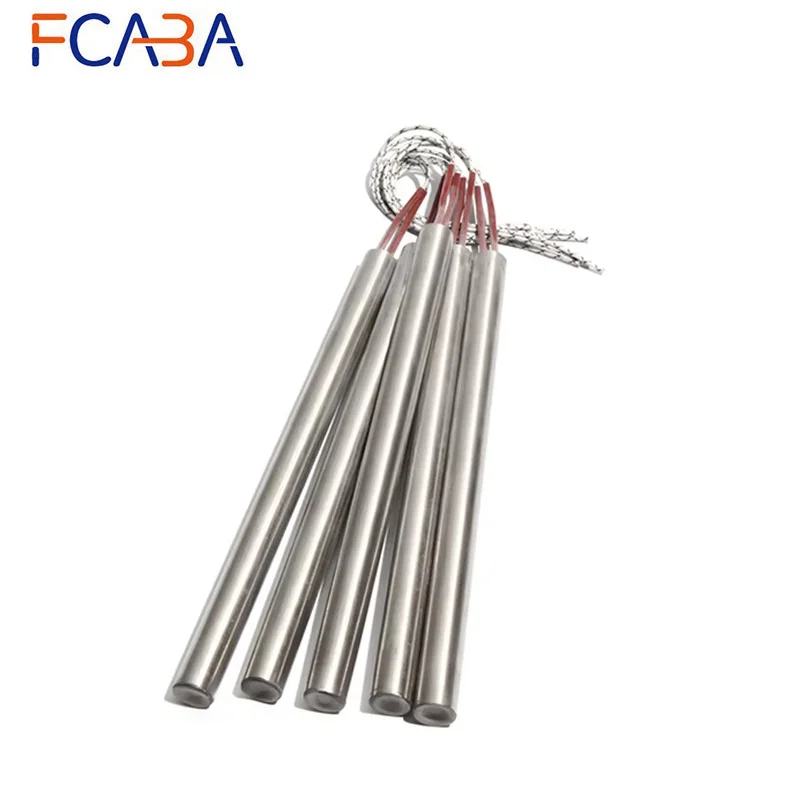 2PCS 20mm 320~360mm 316SUS 110V/220V/380V Tubular Heating Pipe Cartridge Heater 2600W/2750W/2800W/2850W/2900W Electric Element