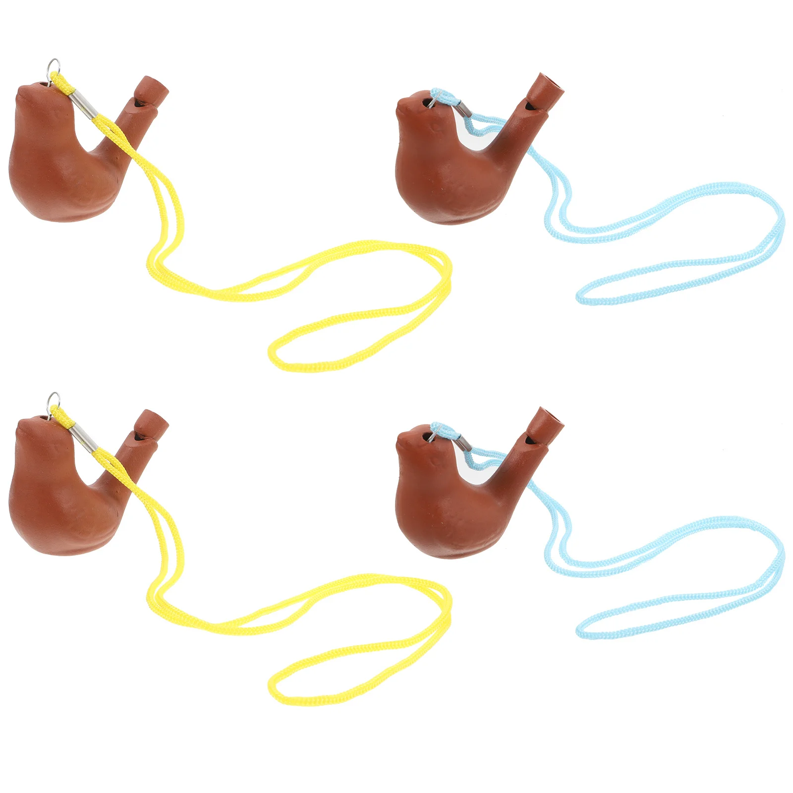 

4 Pcs Bird Caller Whistle Sound Noise Maker Birthday Favor Tongue Water